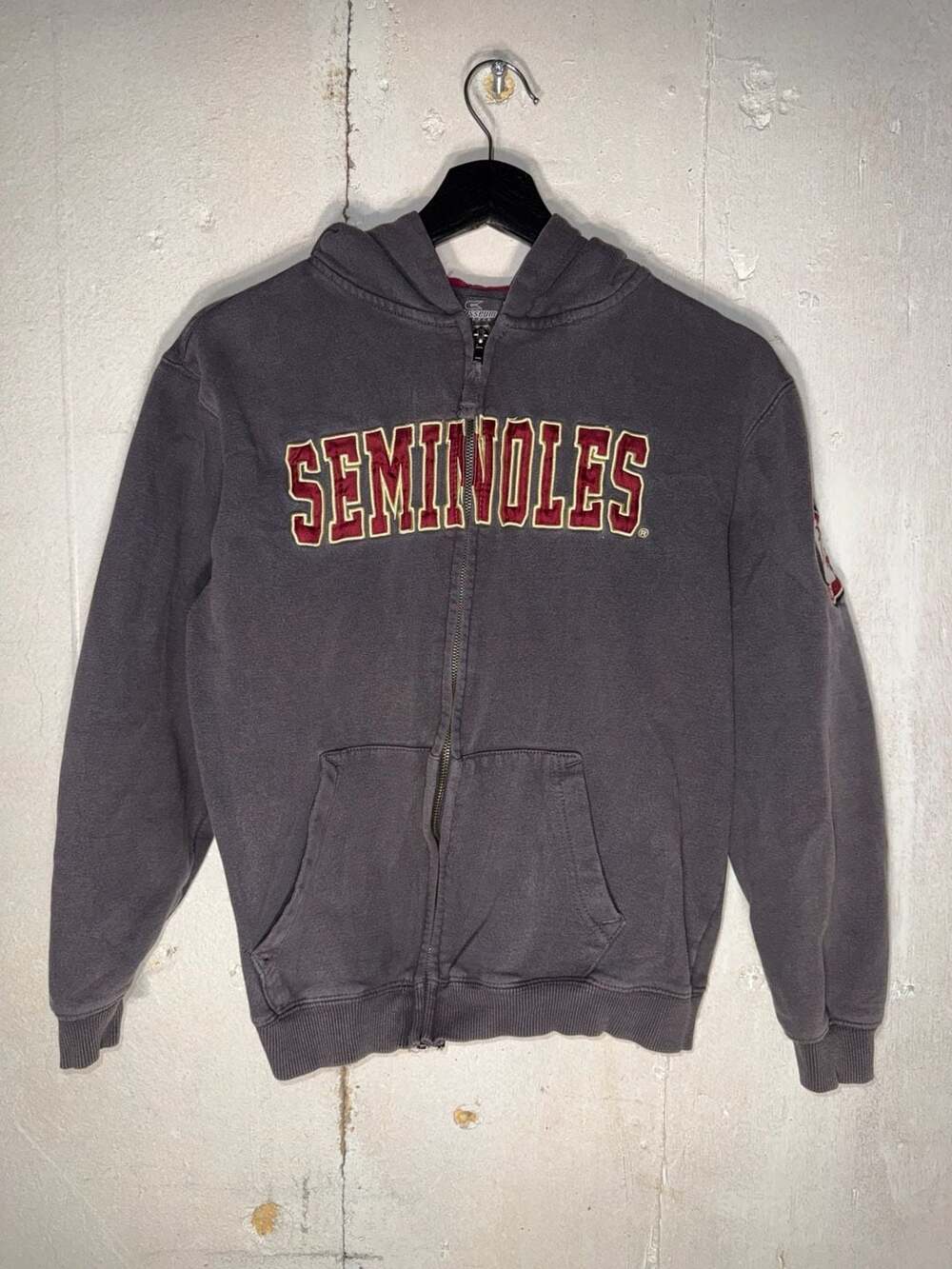 Vintage Florida State Seminoles Colosseum Youth Full-Zip Hoodie